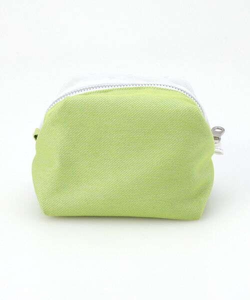 maison de F / メゾンドエフ ポーチ | Caramel pouch / aurora dots × lime glitter | 詳細3