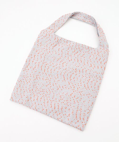 maison de F / メゾンドエフ エコバッグ | DOUBLE bag / orange dots / L | 詳細1