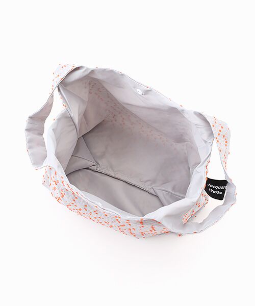 maison de F / メゾンドエフ エコバッグ | DOUBLE bag / orange dots / S | 詳細2