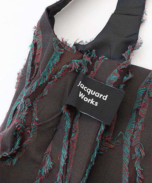 maison de F / メゾンドエフ エコバッグ | DOUBLE bag / funky fringe / S | 詳細3