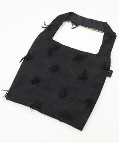 maison de F / メゾンドエフ エコバッグ | TWINS bag / black demekin × beige check / M