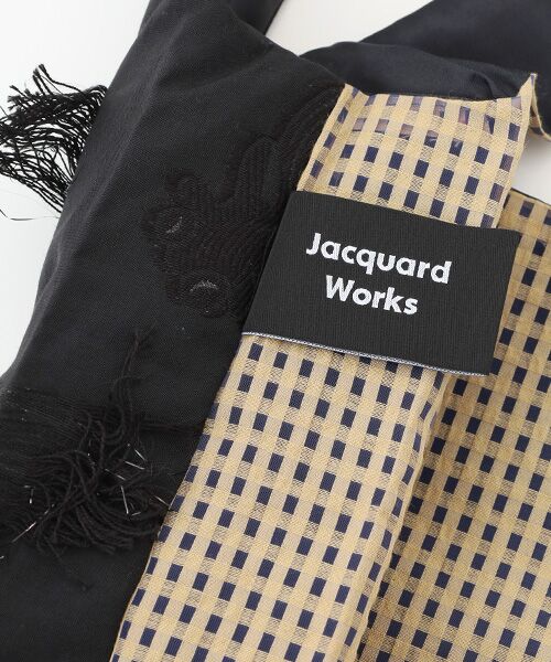 maison de F / メゾンドエフ エコバッグ | TWINS bag / black demekin × beige check / M | 詳細2