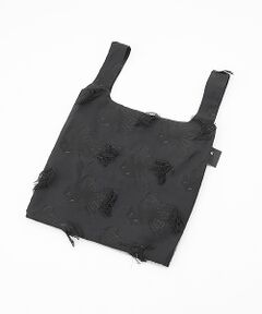 maison de F / メゾンドエフ エコバッグ | TWINS bag / black demekin × beige check / S