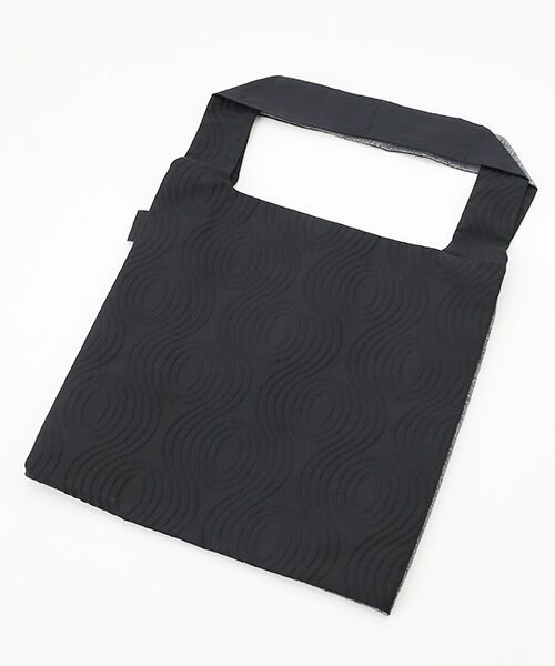 maison de F / メゾンドエフ エコバッグ | TWINS bag / gray paisley × black karesansui / M | 詳細1