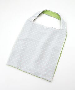 maison de F / メゾンドエフ エコバッグ | TWINS bag / aurora dots × lime glitter / L