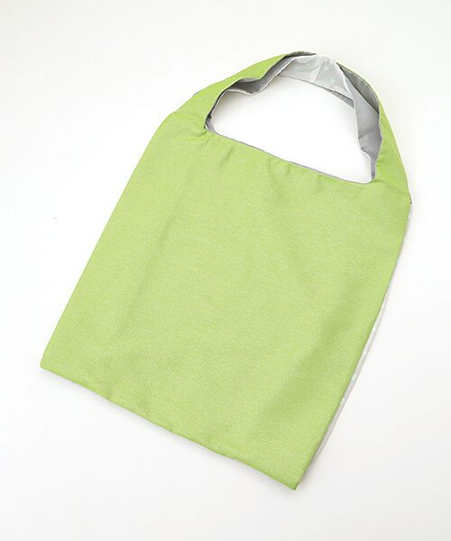 maison de F / メゾンドエフ エコバッグ | TWINS bag / aurora dots × lime glitter / L | 詳細1