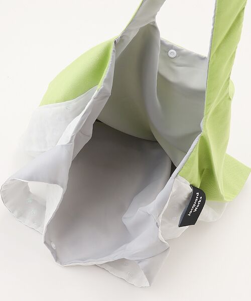 maison de F / メゾンドエフ エコバッグ | TWINS bag / aurora dots × lime glitter / L | 詳細2