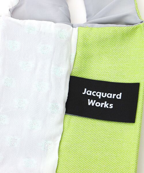 maison de F / メゾンドエフ エコバッグ | TWINS bag / aurora dots × lime glitter / L | 詳細3