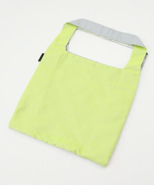 maison de F / メゾンドエフ エコバッグ | TWINS bag / aurora dots × lime glitter / M | 詳細1