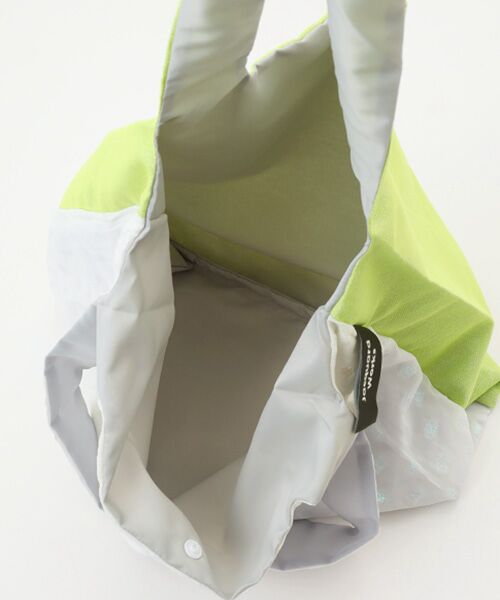 maison de F / メゾンドエフ エコバッグ | TWINS bag / aurora dots × lime glitter / M | 詳細2