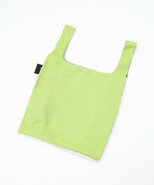 maison de F / メゾンドエフ エコバッグ | TWINS bag / aurora dots × lime glitter / S | 詳細1