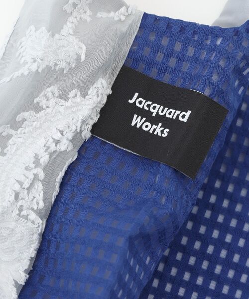 maison de F / メゾンドエフ エコバッグ | TWINS bag / ice gray paisley × blue check / M | 詳細3