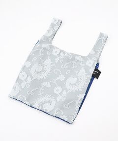 maison de F / メゾンドエフ エコバッグ | TWINS bag / ice gray paisley × blue check / S