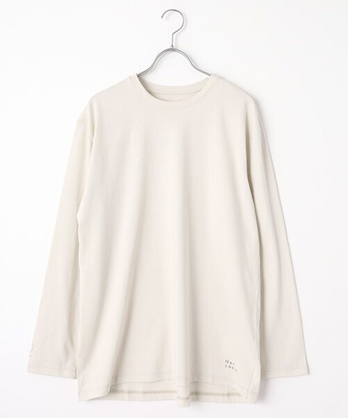 maison de F / メゾンドエフ Tシャツ | 練り込み和紙長袖Ｔシャツ | 詳細4