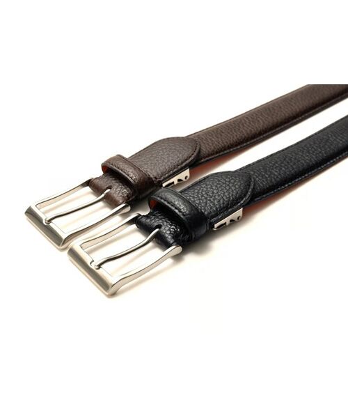 maison de F / メゾンドエフ ベルト・サスペンダー | くつろぎリラックス　イタリアンシュリンクレザーベルト | 詳細1