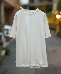 maison de F / メゾンドエフ Tシャツ | GOTS ORGANIC TEE SEW by EIJI ゴッツ認証 キナリクルーネックTシャツ