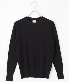 maison de F / メゾンドエフ ニット・セーター | FRAGORA　クルーネックジャストフィットニットソー