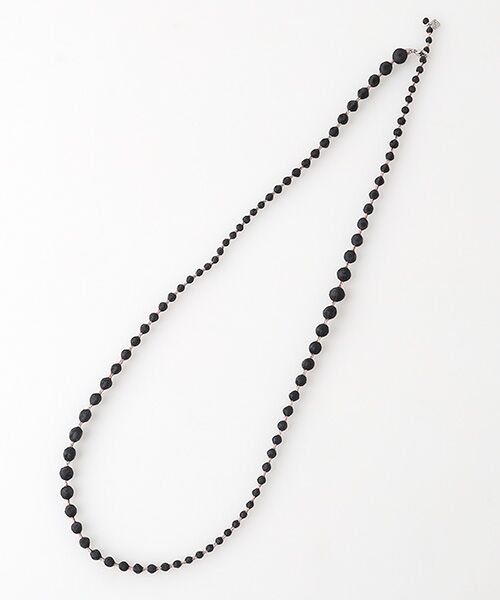 maison de F / メゾンドエフ ネックレス・ペンダント・チョーカー | スフィア・プラス80(誕生石)(トルマリンブラック (10月))