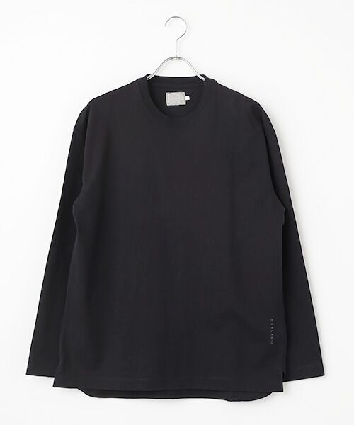 maison de F/メゾンドエフ AGED COTTON TEE L/S BLACK 2 maison de F/メゾンドエフ AGED COTTON TEE L/S BLACK 2