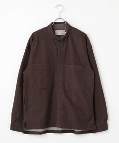 maison de F / メゾンドエフ シャツ・ブラウス | KNIT DENIM FLANNEL　SHIRT