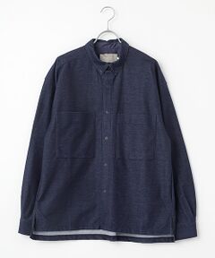 maison de F / メゾンドエフ シャツ・ブラウス | KNIT DENIM FLANNEL　SHIRT