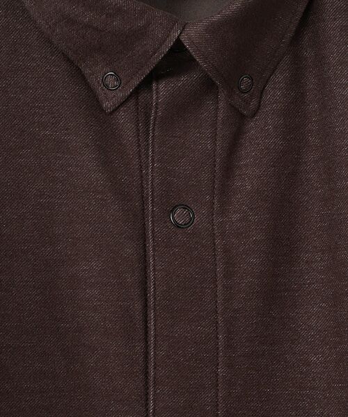 maison de F / メゾンドエフ シャツ・ブラウス | KNIT DENIM FLANNEL　SHIRT | 詳細5