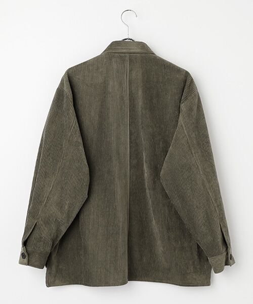 maison de F / メゾンドエフ ブルゾン | Corduroy shirt jacket(BL02253) | 詳細1