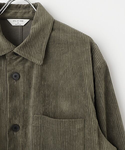 maison de F / メゾンドエフ ブルゾン | Corduroy shirt jacket(BL02253) | 詳細2