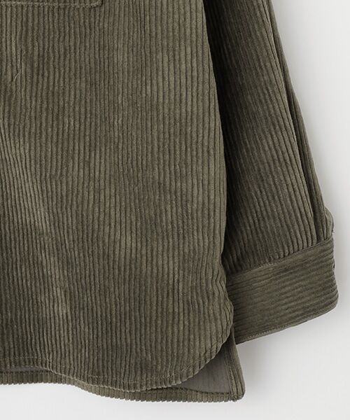 maison de F / メゾンドエフ ブルゾン | Corduroy shirt jacket(BL02253) | 詳細3