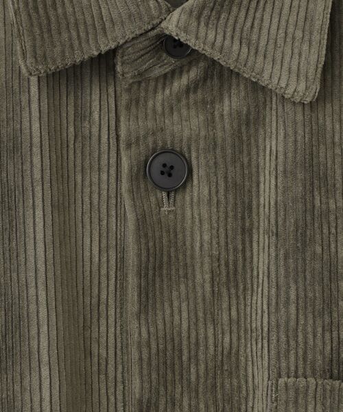 maison de F / メゾンドエフ ブルゾン | Corduroy shirt jacket(BL02253) | 詳細5