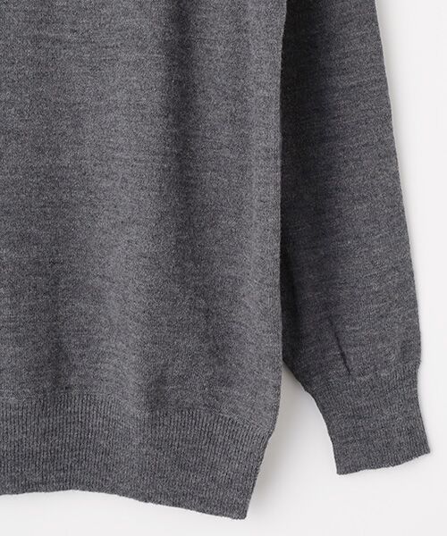 maison de F / メゾンドエフ カットソー | Silk mixed pullover（KN03253） | 詳細3