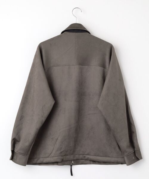 maison de F / メゾンドエフ ブルゾン | KNIT SUEDE ZIPーUP　BLOUSON | 詳細2