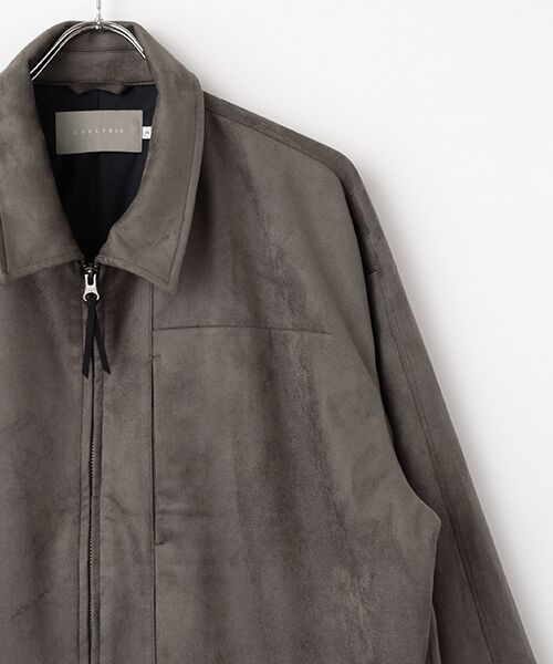 maison de F / メゾンドエフ ブルゾン | KNIT SUEDE ZIPーUP　BLOUSON | 詳細3