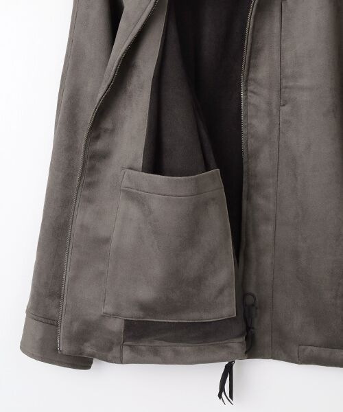 maison de F / メゾンドエフ ブルゾン | KNIT SUEDE ZIPーUP　BLOUSON | 詳細5
