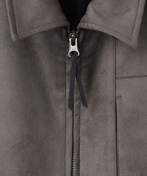 maison de F / メゾンドエフ ブルゾン | KNIT SUEDE ZIPーUP　BLOUSON | 詳細6