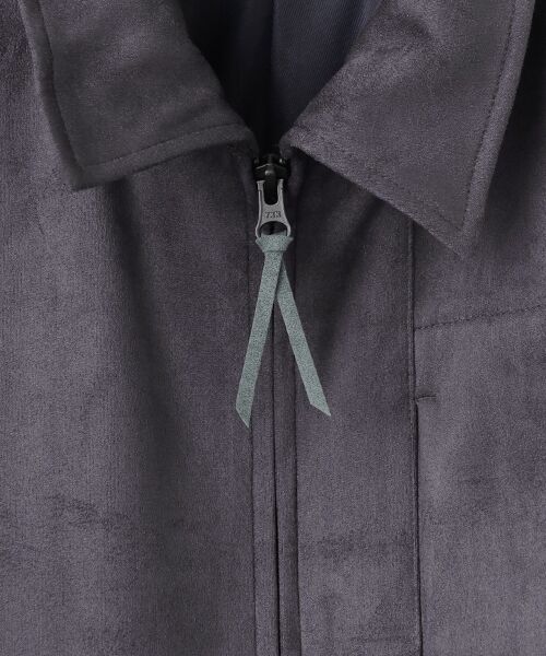 maison de F / メゾンドエフ ブルゾン | KNIT SUEDE ZIPーUP　BLOUSON | 詳細7