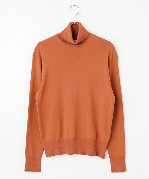 maison de F/メゾンドエフ TIGRE タートルネックリラックスフィットニットソー mattone 4