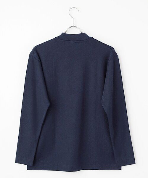 maison de F / メゾンドエフ ニット・セーター | PROCIONE　クルーネックベーシックフィットウール＆シルク混ニットソー | 詳細1