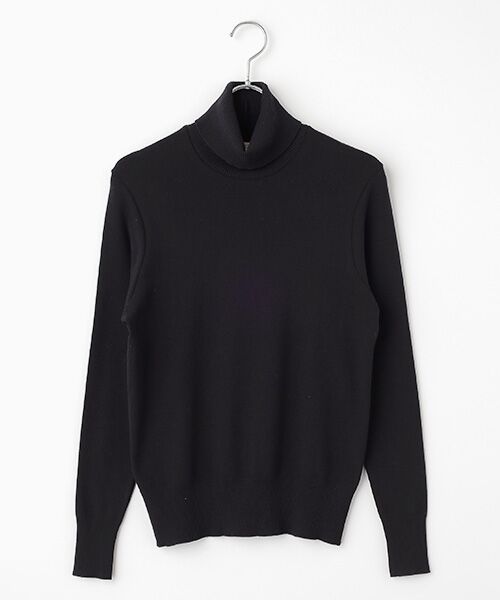 maison de F/メゾンドエフ ANANAS タートルネックジャストフィットニットソー nero 1 maison de F/メゾンドエフ ANANAS タートルネックジャストフィットニットソー nero 1