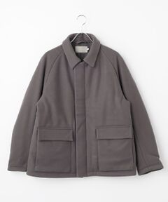 maison de F / メゾンドエフ ブルゾン | KNIT MELTON PUFF JACKET