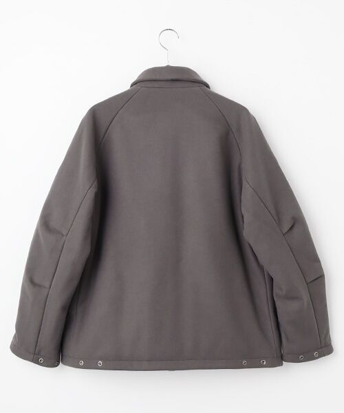 maison de F / メゾンドエフ ブルゾン | KNIT MELTON PUFF JACKET | 詳細1