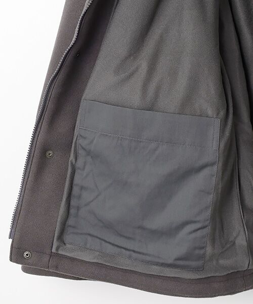 maison de F / メゾンドエフ ブルゾン | KNIT MELTON PUFF JACKET | 詳細4