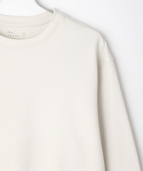 maison de F / メゾンドエフ スウェット | ハトムギ練り込みエイトロックスムース プルオーバー | 詳細2