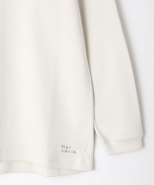 maison de F / メゾンドエフ スウェット | ハトムギ練り込みエイトロックスムース プルオーバー | 詳細3