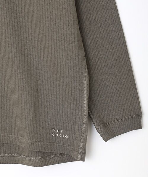 maison de F / メゾンドエフ スウェット | ハトムギ練り込みエイトロックスムース プルオーバー | 詳細4
