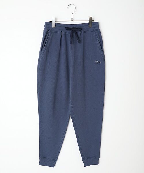 maison de F / メゾンドエフ その他パンツ | ハトムギ練り込みエイトロックスムース スウェットパンツ（N(ネイビー)）