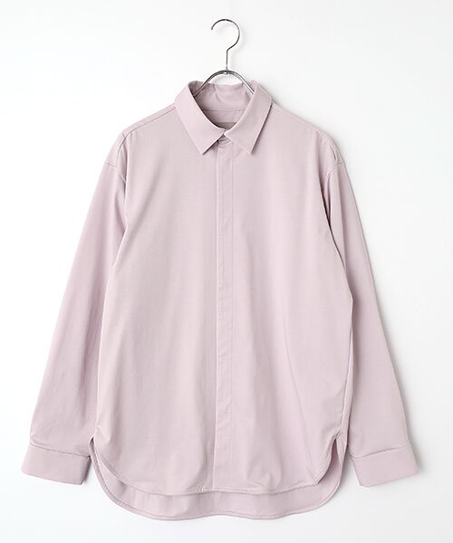 maison de F / メゾンドエフ シャツ・ブラウス | REGULAR COLLAR SHIRT（peach）
