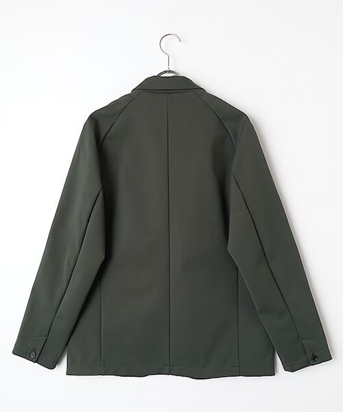 maison de F / メゾンドエフ テーラードジャケット | SOLID DOUBLE-KNIT RAGLAN SLEEVE JACKET | 詳細1