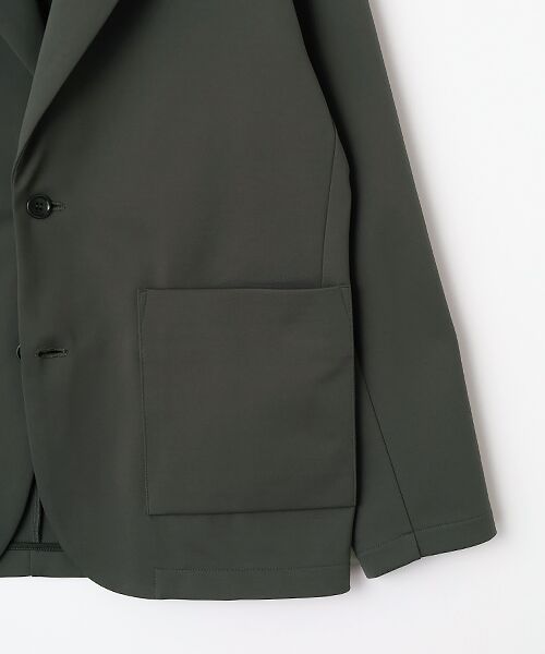 maison de F / メゾンドエフ テーラードジャケット | SOLID DOUBLE-KNIT RAGLAN SLEEVE JACKET | 詳細3