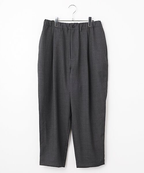 maison de F / メゾンドエフ その他パンツ | Summer wool wide pants(PT09261)（charcoal）